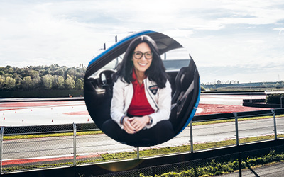 Porsche Experience Center – Franciacorta - Wolfgang K. Eckelt »on track« mit Barbara Frenkel